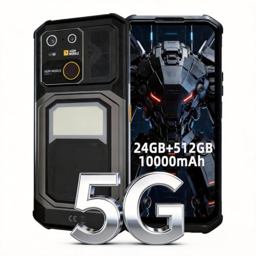 AGM G3 Rugged Android 15 Smartphone 25fps Thermal Camera 512x384, 12GB + 512GB, 5G Unlocked, 6.72 FHD Display, MTK 7300, Fast Wireless Charging, 10000mAh