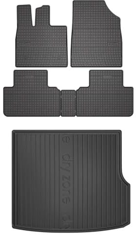 MOTOS Set de alfombrillas de goma y alfombrillas de maletero para BYD Seal U desde 2024 Mejora la comodidad de tus viajes con la alfombrilla antideslizante para coche ElToro- alfombrillas para todo ti