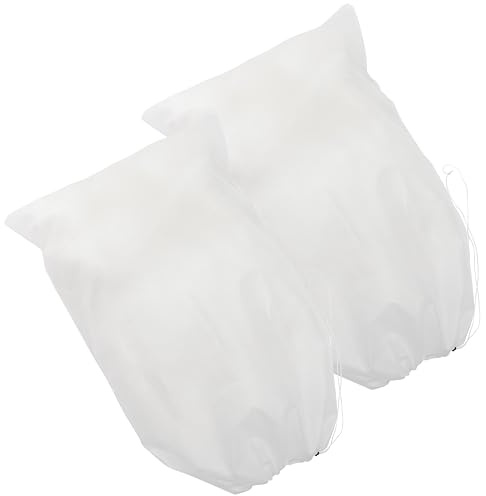 Toyvian 2 Pezzi Coperture per Piante da Esterno in Tessuto Non Tessuto con Zip e Coulisse Protezione Antigelo Invernale per Arbusti e Piccoli Alberi da Sacchi Protettivi per Piante