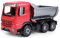Lena 04610 - Worxx Muldenkipper Mercedes Benz Arocs, ca. 45 cm, Baustellen Spielfahrzeug für Kinder ab 3 Jahre, robuster Kipper LKW mit verriegelbarer Kippmulde und beweglicher Heckklappe