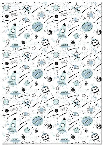 Panorama Papier Peint Meuble Àutocollant Espace 66x100 cm Imprimé sur Vinyle Textile - Installation Facile, Lavable et Résistant