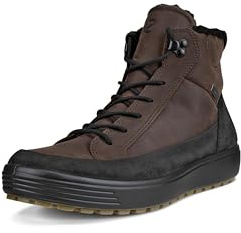 ECCO Bottes d'hiver souples 7 Tred Gore-Tex imperméables pour homme, Noir moka, 43 EU