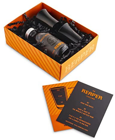 Pirate's Grog World's Hottest Chilli Rum - 10 cl / 100 ml | Flavoured With World's Hottest Chillies | Challenge Spice & Heat Lovers | 50% ABV | Extra Hot Chilli Gift Set With Shot Cups & Game Cards