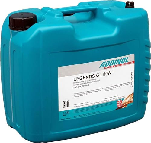 ADDINOL ADDINOL GL80W, Getriebeöl mineralisch (API GL3) für Simson & MZ - 20l
