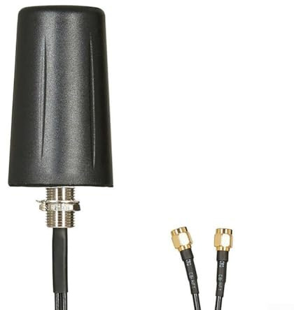 5G 4G LTE MiMo Outdoor Broadband Mobil Antenn för Fordon - Extern SMA Väggmonterad Vattentät Antenn för Router, Gateway, Modem och Viltkamera