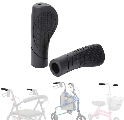 VIDSTW 2 Pièces Poignée de Déambulateur Poignée VTT Poignee VTT Poignées pour Vélo Poignee Velo Enfant Poignee Velo Convient à La Plupart des Déambulateurs à Trois et Quatre Roues