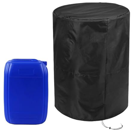 Copertura A Barile | Copertura Contenitore Per Collezionista D'acqua | Coperchio Di Neve Per Pioggia Impermeabile Con Coregne | Coperchio Di Batteria Per La Raccolta 'acqua Piovana, Protezione Da