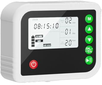 QOXEZY Automatiskt vattningssystem för inomhusväxter | Droppbevattningssats med timer, 15 krukor | IP65 väderbeständigt ABS-material | för trädgård, uteplats, växthus
