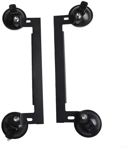 Soporte de techo con ventosa para Mini, soporte para platos de vehículo con kit de soporte de techo solar, base receptora de parabrisas, montaje portátil de viaje