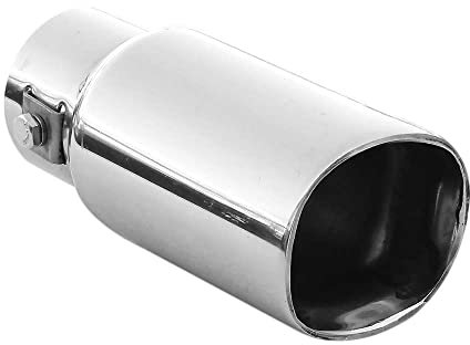 Auspuffblende Endrohr Endstuck Auspuff Blende Schalldampf Sportauspuff Universell Schalldampf Sport Tuning Optik Edelstahl von 26mm bis 40mm