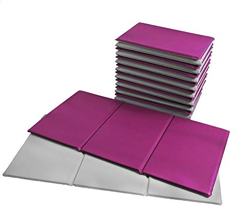 Plum/Grey Value Sleep Mattress PACK OF 10 Quality Waterproof Mat, Baby Mat Sleeping Mattresses, Kids Bed Baby Products, Sleeping/Changing Mats & Covers, Baby Essentials for Newborn by Sleeping Lionzzz