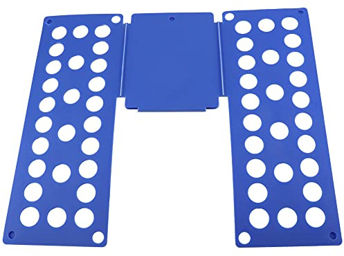 Dioche Faltbrett für Kleidung, Kleider Organizer, Hemden Faltbrett, Hosenfaltbrett, Größen für Erwachsene, Kinder, Shorts, Schlafanzüge, T-Shirts und Dicke Kleidung (Blau)