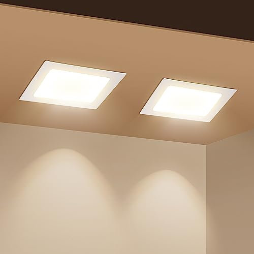 Aigostar LED Einbaustrahler, 18W Äquivalent zu 126W, Warmweißes Licht 3000K, LED Einbauleuchten, LED Bullauge, Ф190-200mm, Packung mit 2
