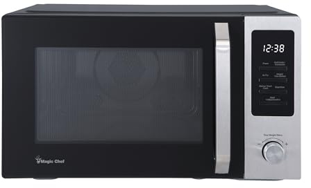 1.0 cu. ft. Countertop Microwave in Stainless and Black with Air Fryer