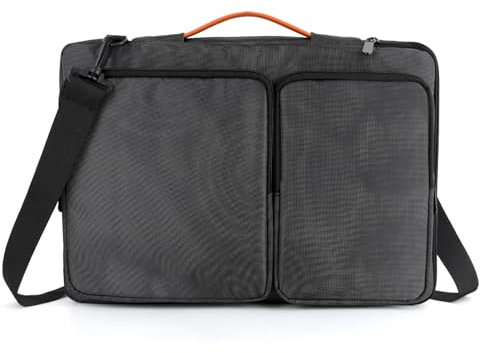 TAN.TOMI Aktentasche Herren & Damen, Business Laptoptasche Groß, Umhängetasche Messenger Bag,erweiterbare multifunktionale Computertasche