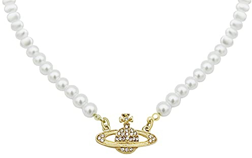 SHIYOUO Saturn Perlenkette Choker für Frau Geschenk