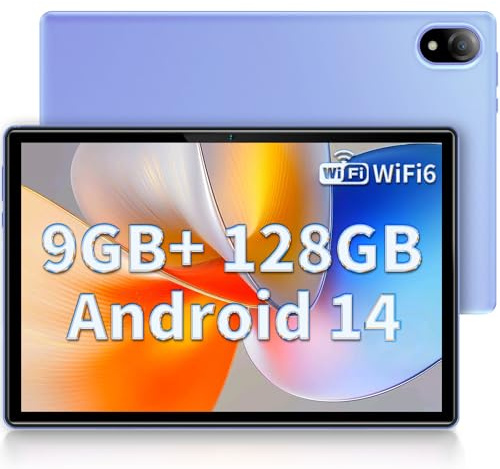 DOOGEE U10 2026 Newest Android 10 Tablet 9GB RAM+128GB ROM 1TB TF, Bluetooth 5.0 WIFI 6, Android Tablets 1280x800 HD IPS Screen, OTG, Type C, 3.5mm Headphone Jack, Tablet PC 2026 - Purple