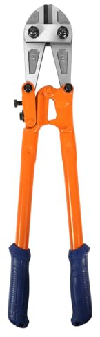 WADFOW Heavy-Duty Medium Size Bolt Cutter 18 for Cutting Fence, Steel Wire, Chain, Screws, Rivet, and Medium Padlock, with Soft Grip Rubber Ergonomic Handle Cutters