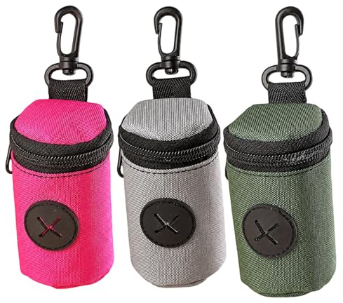 3Pcs Dog Poop Bag Holder, Poo Bag Dispenser for Dogs Lead
