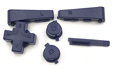 Mehrfarbiges komplettes Set Custom Tasten, A B, Mod Kit Taste für GameBoy Micro GBM Ersatzteile