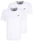FILA 2er Pack Herren T-Shirts Kurzarmshirts Brod Tee, Farbe:Weiß, Artikel:-13108 White/White, Größe:2XL