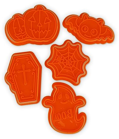 Legami - Formine Tagliabiscotti Halloween, Cookie Cutters, 5 Forme, Adatte anche ai Bambini, Lavabili in Lavastoviglie
