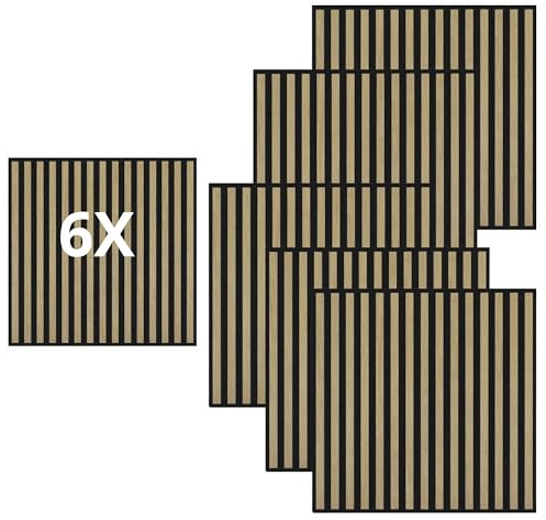 Set 6 pannelli effetto dogato rivestimento parete soffitto polimero plastico interno esterno 60x60 cm incastro laterale tagliabili rigidi decorativi beige pvc quadrato piastrella