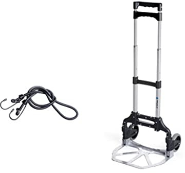 Carrello pieghevole in alluminio leggero e portatile con grande capacità per viaggi in famiglia e uso in ufficio Portapacchi durevole