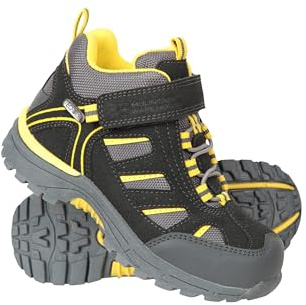 Mountain Warehouse Drift Junior Kids Waterproof Boots | Boys & Girls Rain Footwear, Durable & Breathable High Traction Outsole for Reliable Grip & Stability, For Walking & Hiking