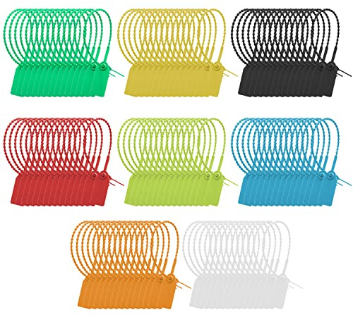 GZcaiyun 120 fascette stringicavo per scarpe, vestiti e bagagli, 250 mm, 8 colori