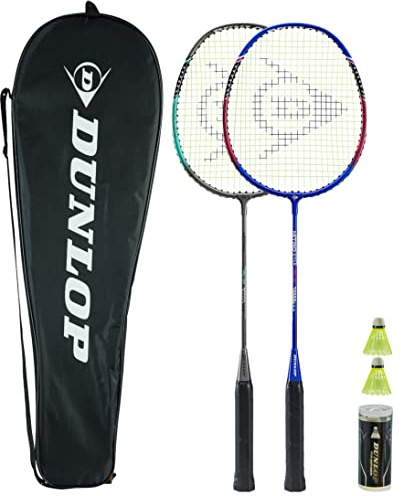 Dunlop Badmintonracket set-13015197 Badmintonracket set Black/Blue/Red/Green/Gray/Whit En storlek
