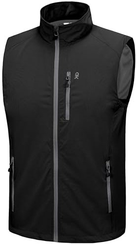 Little Donkey Andy Herren Outdoor Stretch Chill Quick Dry Stand Up Vest Schwarz M