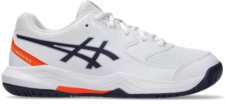 Asics 1044A077-104 Gel-Dedicate 8 GS Uomo, White/Indigo Fog EU 40