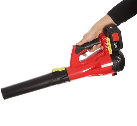 NaMaSyo Aspiradora eléctrica con batería, sin escobillas, 220 V, 50 Hz, soplador de hojas inalámbrico, velocidad de soplado 580 m³/h, velocidad del aire 9 m³/min, para cuidado del jardín, cuidado del