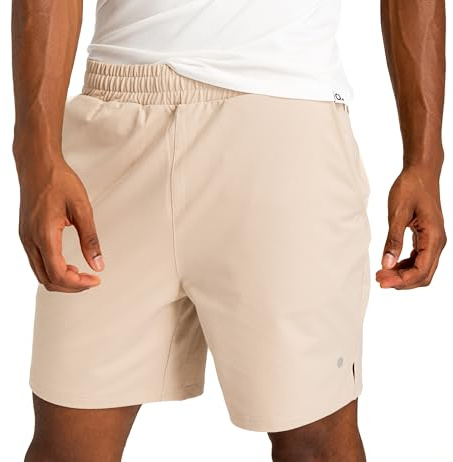 Aruki Herrshorts Jersey med Dragsko i Midjan Bekväma Shorts för Gym Löpning Sport Aktiv Livsstil Träning Fritid Daglig Användning Andningsbar Komfort för Män Doeskin M