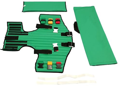LBMED Dispositivo Extracción Plegable KED, Férula Pecho Y Espalda con Bolsa Transporte,fijación Eficaz, Utiliza Una Cómoda Almohadilla De Esponja Alta Densidad, para Rescate En Accidentes Tráfico