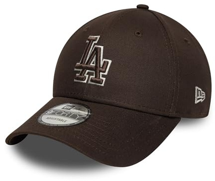 New Era Los Angeles Dodgers MLB Team Outline 9Forty Cap Braun Weiß - One-Size