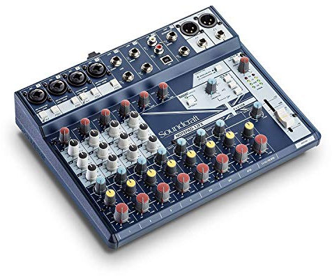 Soundcraft Notepad-12FX 12-channel Desktop Mixer w/USB I/O and Lexicon Effects