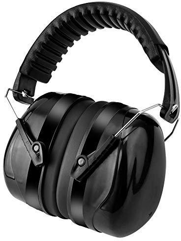 Paraorecchie antirumore SNR 35 Protezione antirumore Protezione dell'udito Cuffie antirumore Adatto per ambiente a 110 dB(Nero)