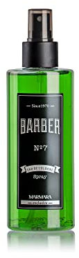 BARBER MARMARA No.7 Eau de Cologne Pump-spray Herren 250ml | after shave herren | Duftwasser | Rasierwasser Männer | Barber Herrendüfte | Bodyspray - Holzig - Türkisches Cologne | Barbershop