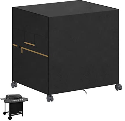 VANSHEIM Abdeckplane Grill Abdeckhauben Grill Abdeckung für Gasgrill Abdeckhaube,Tischabdeckung für Keter Unity,Abdeckplane Küchenwagen Wasserdicht Grillabdeckhaube für Weber Grills 90x65x90cm