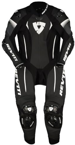 Revit Lederkombi Xena 4 Ladies Racing Einteiler Kombi perforiert einteilig, Schwarz-Weiß, 38