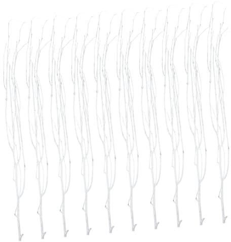 HOLIDYOYO Rami Secchi Naturali 12 Pezzi Rami Di Betulla Per Decorazioni Domestiche E Matrimoni