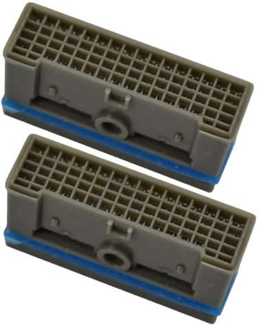 Aérateur de robinet, 2 filtres rectangulaires en plastique, pièces de rechange pour aérateur d'évier cuisine et salle bain, filtre robinet d'évier
