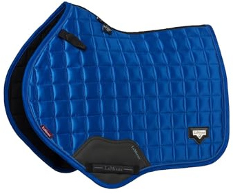 LeMieux Close Contact Saddle Pad - Saddle Pads for Horses - Equestrian Riding Equipment and Accessories - Benetton Blue - Large
