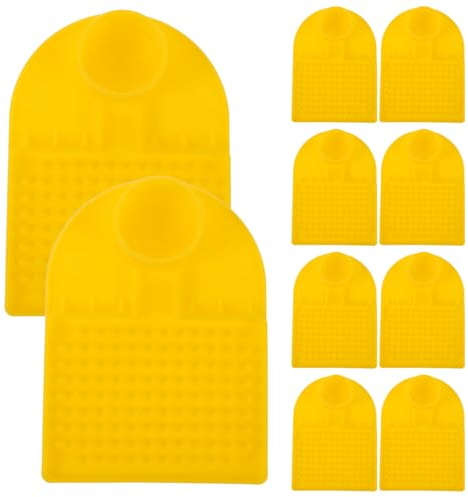 iplusmile 12 Alimentadores Superiores para Colmena Dispensadores de Agua y Jarabe para Abejas Diseño Antiahogamiento y Antirrobo Compatibles Botellas de Agua Mineral para Apicultura