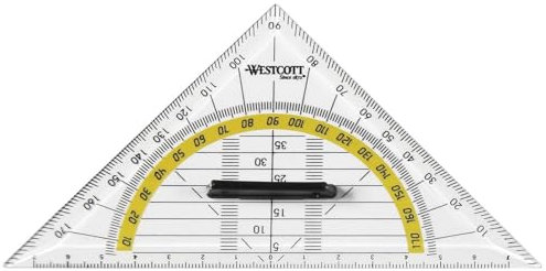 WESTCOTT E-10133 BP Geodreieck 16 cm Mit Griff