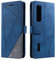 SONWO Coque pour Oppo Find X2 Pro, Etui en Cuir PU Portefeuille Housse Fermeture Magnétique und Flip pour Oppo Find X2 Pro, avec Fermeture Magnétique, Bleu