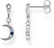 Thomas Sabo Ohrringe Royalty Mond farbige Steine 925 Sterling Silber H2204-945-7