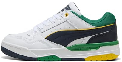Puma Rebound Retro, Unisex Sneaker, Puma White-Archive Green-NEW Navy,